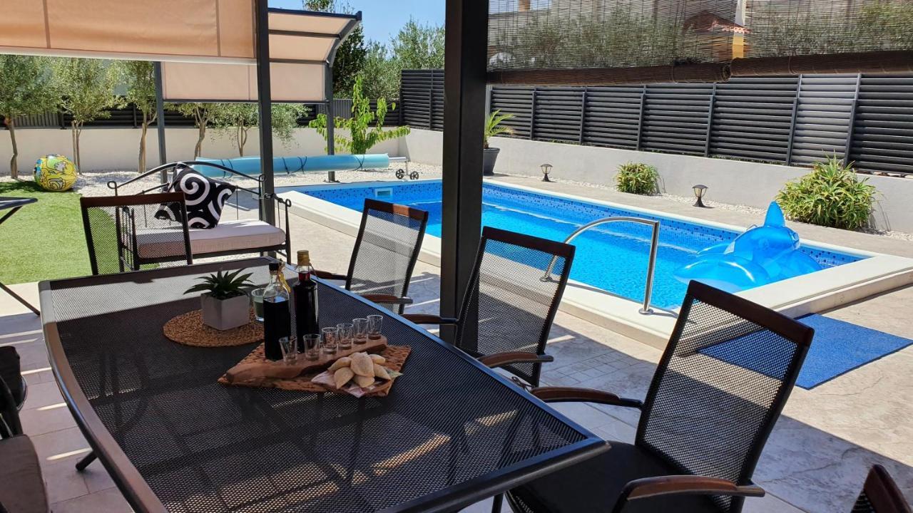 Villa Fides With Private Pool, Garden And Sea View Kastel Novi Exterior photo