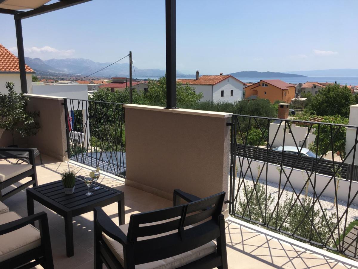 Villa Fides With Private Pool, Garden And Sea View Kastel Novi Exterior photo